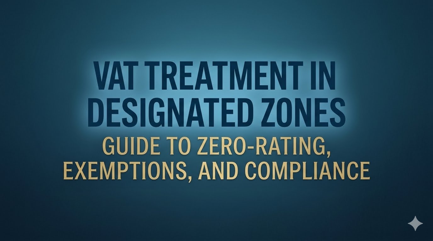 VAT Treatment in UAE Designated Zones
